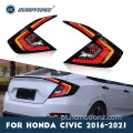 HCMOTIONZ 2016-2021 Lâmpadas traseiras do Honda Civic